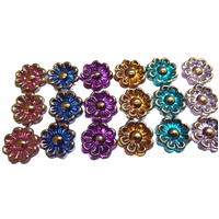 10 x 15mm Connector Daisies - Colour Options