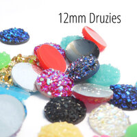 12mm Druzies - Druzy Colour Variations