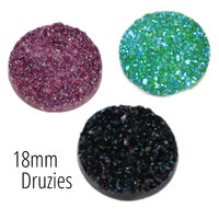 18mm Druzies - Druzy Colour Variations