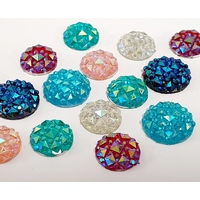 Diamond Cut Druzies 10 & 12mm
