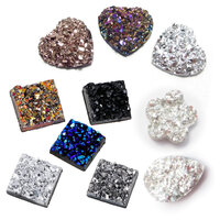 Druzy Shapes - Hearts, Stars, Teardrops, Square Druzies