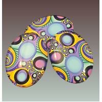 Panko Oval 30mm x 40mm - Decorative Glass Cabochon