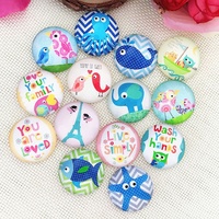 Who Knows - 10 x Glass Cabochons 10mm