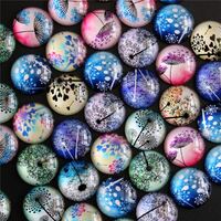 Wistful - 10 x Glass Cabochons 10mm
