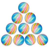 Aurora -10 x Glass Cabochons 12mm