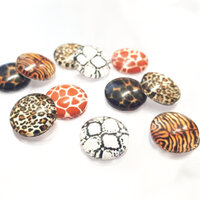 Animal Prints- Mixed or Pick Your Style! 10 x Glass Cabochons 12mm