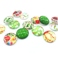 Arbory - 10 x Glass Cabochons 12mm 