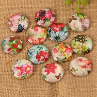A Balcony In Paris - 10 x 12mm Glass Cabochons for 5 Pairs