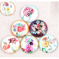 12mm Bold Blossoms - 10 x Glass for 5 Pairs  Kits Optional