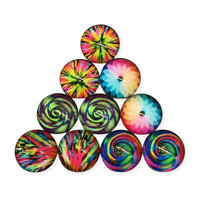 Circus Cheers - 10 x Glass Cabochons 12mm