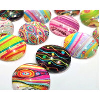 Cosmic Dance- Pick Your Style! 10 x 12mm Decorative Glass