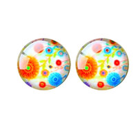10 x 12mm Frolic Glass Cabochons