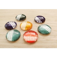 Manhatten Lights - 10 x Glass Cabochons 12mm