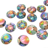 Ocean Floor Corals - 10 x Glass Cabochons 12mm