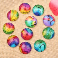 Spyros - 10 x Glass Cabochons 12mm