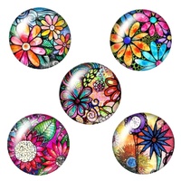Zen Set - 10 x Glass Cabochons 12mm