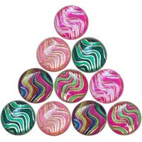 Streamers 10mm Round - 5 Colour Choices - Pretty Resin Cabochons