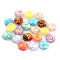 10 x 12.1mm Captured Leaves - Flatback Domes