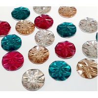 Faceted Cabochons 8mm