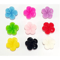 Frangipani Flowers - 12mm Cabochons