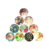 2 x 12mm Glass Cabochons - Earring Making - Numerous Designs