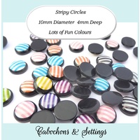 10mm Luna Nova Stripy Circles