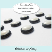 10 x 14mm New Moon - Luna Nova Cabochons