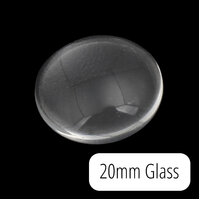 20mm Clear Magnifying Glass Cabochons