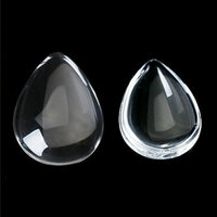 Teardrop Glass - Clear Magifying Cabochons