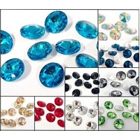 10mm Rivoli Cabochons - Various Colours!