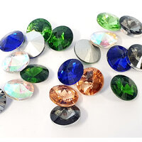 12mm Rivoli Cabochons - Various Colours!