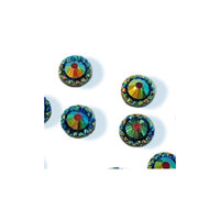 10 x 5mm Tiny Rhinestone Flatback Cabochons - Resin