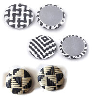 10 x 25mm Straw Weave Cabochons