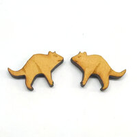 10 x Simple Tasmanian Devil Cabochons - 16mm Tasmanian Timber