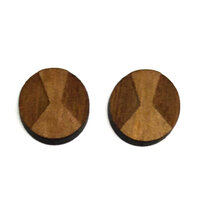 2 x 12mm Cabochons - 1 Pair - Dress