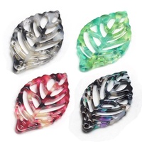 39mm Leaf Drops - Cellulose Acetate Pendants