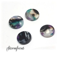 12mm Round Stormfront Discs - Celluose Acetate Pendants