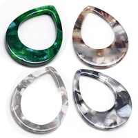 37mm Teardrops - Cellulose Acetate Pendants