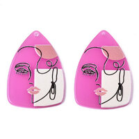 2 x  41mm CatWalk Diva Earring Pendants  Choose from 5 Colourways