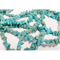 Turquoise Drilled Chip Beads