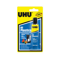 1 x UHU All Plastic  30g  33ml Made in Germany  Blister Pack