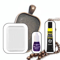 Rounded Rectangle Pendant Kit - Makes 10 Necklaces - Colour Options