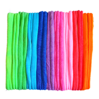 10 x Long Soft Thin Super Stretchy Nylon Necklace / Baby Headbands Hair Bands - 10 Colours!