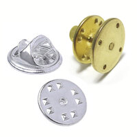 Lapel Pins - Silver or Gold, 4mm, or 10mm Pad  Hat Pins