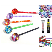 Bobby Pin Cabochon Hair SLIDES  Kit!