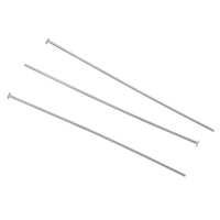 50 x Headpins Stainless Steel 50mm - Non Tarnish