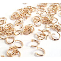 Open Plated Stainless Steel Jump Rings - Various Sizes!