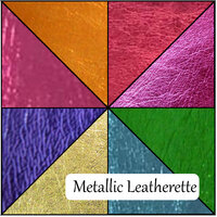 Lustre Metallic Faux Leather / Leatherette