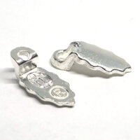 10 x 10mm Earring Bails - Shiny Silver