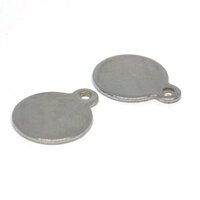 10mm Round Earring Bail - Stainless Steel - Non Tarnish